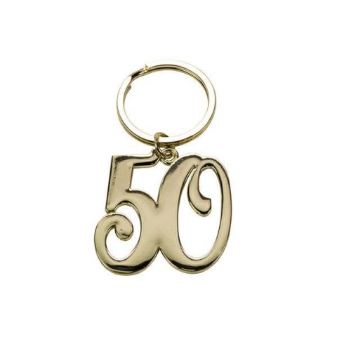 PORTACHIAVI 50 METALLO ORO